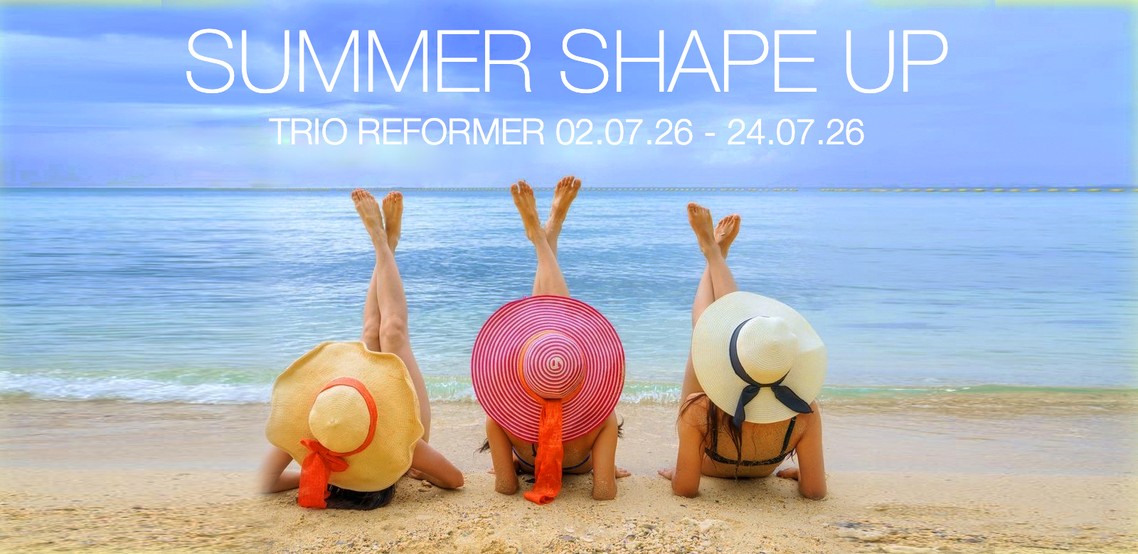 Cours d^été - Trio Reformer et Spine Corrector en Trio Pilates